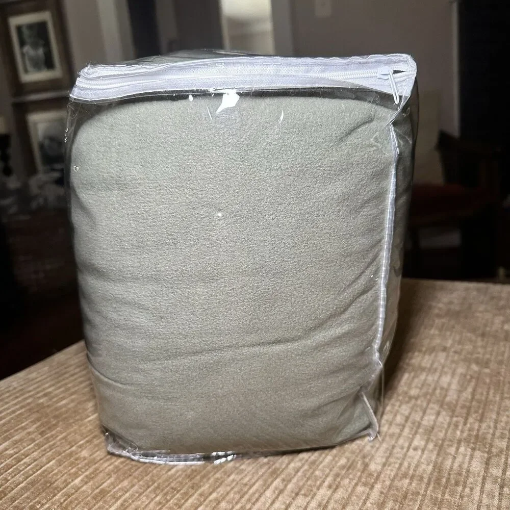 Berkshire Blanket & Home Co Polarfleece Sheets Queen Sage Green With Pillowcases